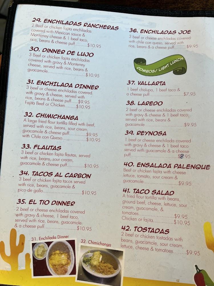 El Tio Menu image 3