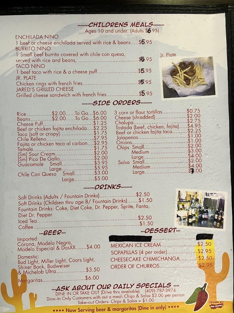 El Tio Menu image 4